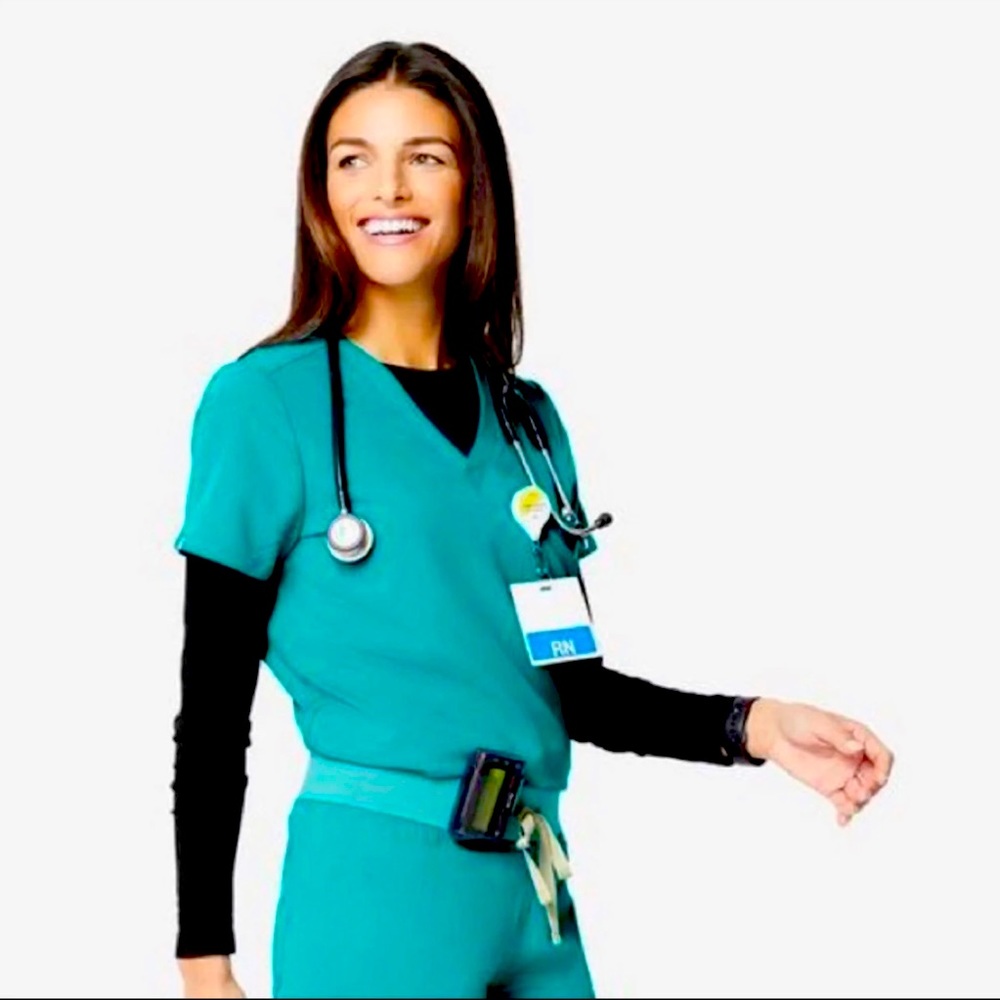 NEW Figs TEAL Catarina XS